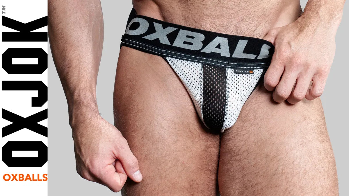 Oxballs Airmesh Swagger Jock - Ice White