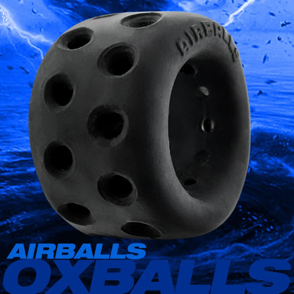 Oxballs Airballs Air-Lite Silicone Ballstretcher - Black Ice