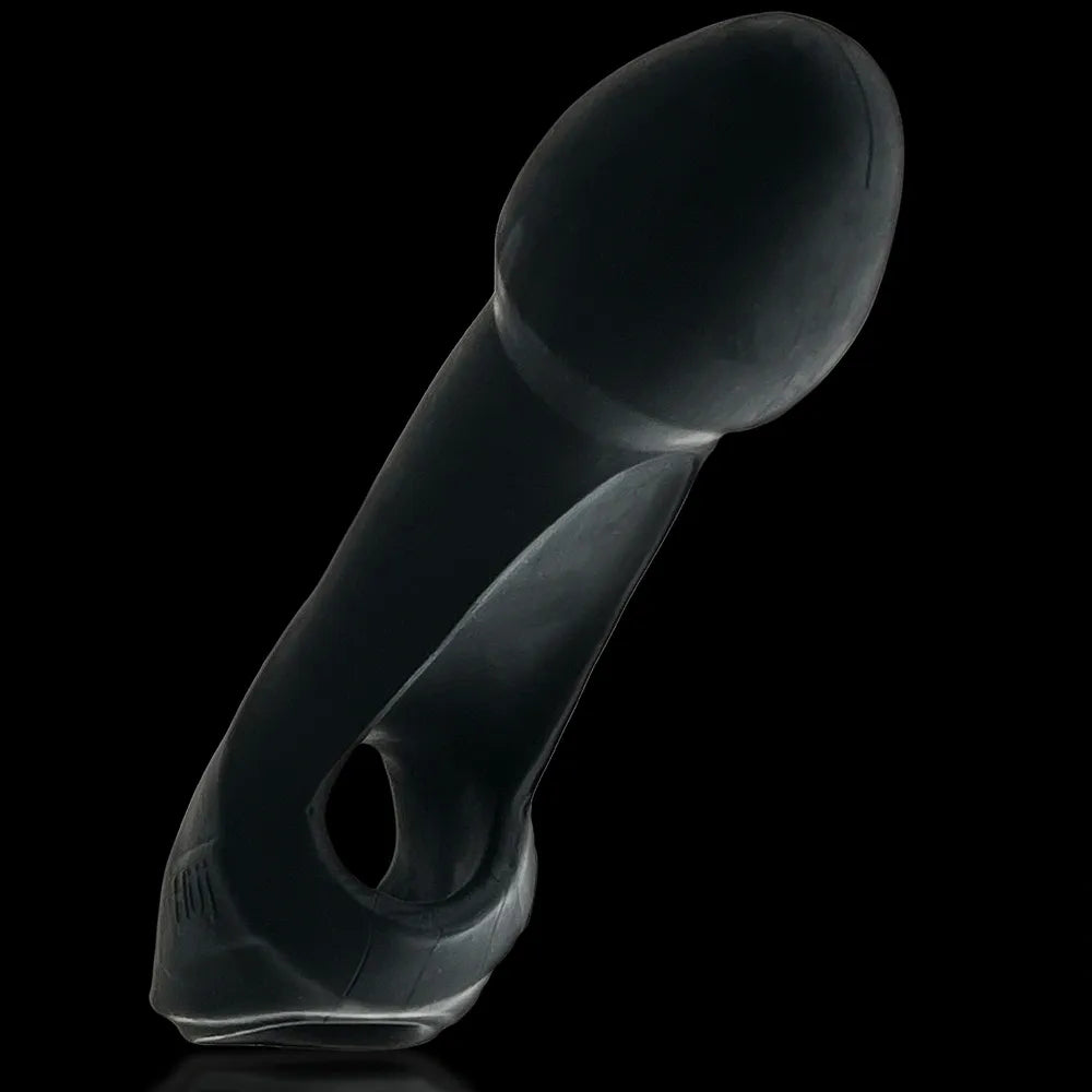 Hunkyjunk Double Thruster Double Penetrator Sling - Tar Ice Black