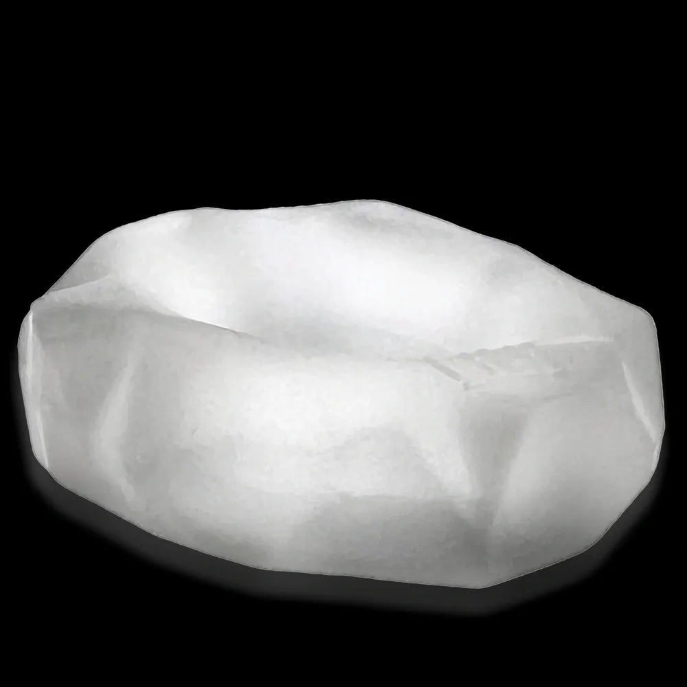 Hunkyjunk Fractal Tactile Cockring - Clear Ice