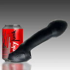 Hunkyjunk Double Thruster Double Penetrator Sling - Tar Ice Black