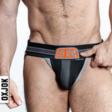 Oxballs Bulger Pumper Sack Slider Jock - Black Iron