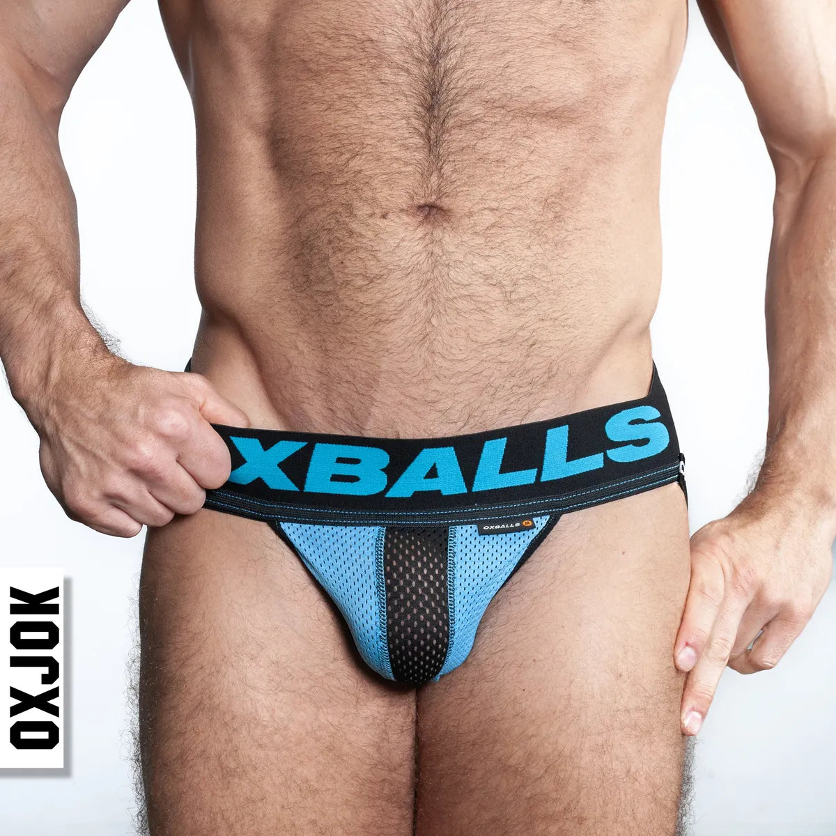 Oxballs Airmesh Swagger Jock - Sky