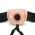 Dr. Skin 7-Inch Long Hollow Strap On Vanilla