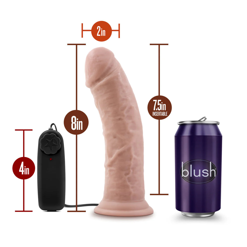 Dr. Skin Dr. Joe Realistic Vanilla 8.2-Inch Vibrating Dildo