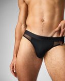 TEAMM8 Score Sheer Slim Jockstrap - Onyx