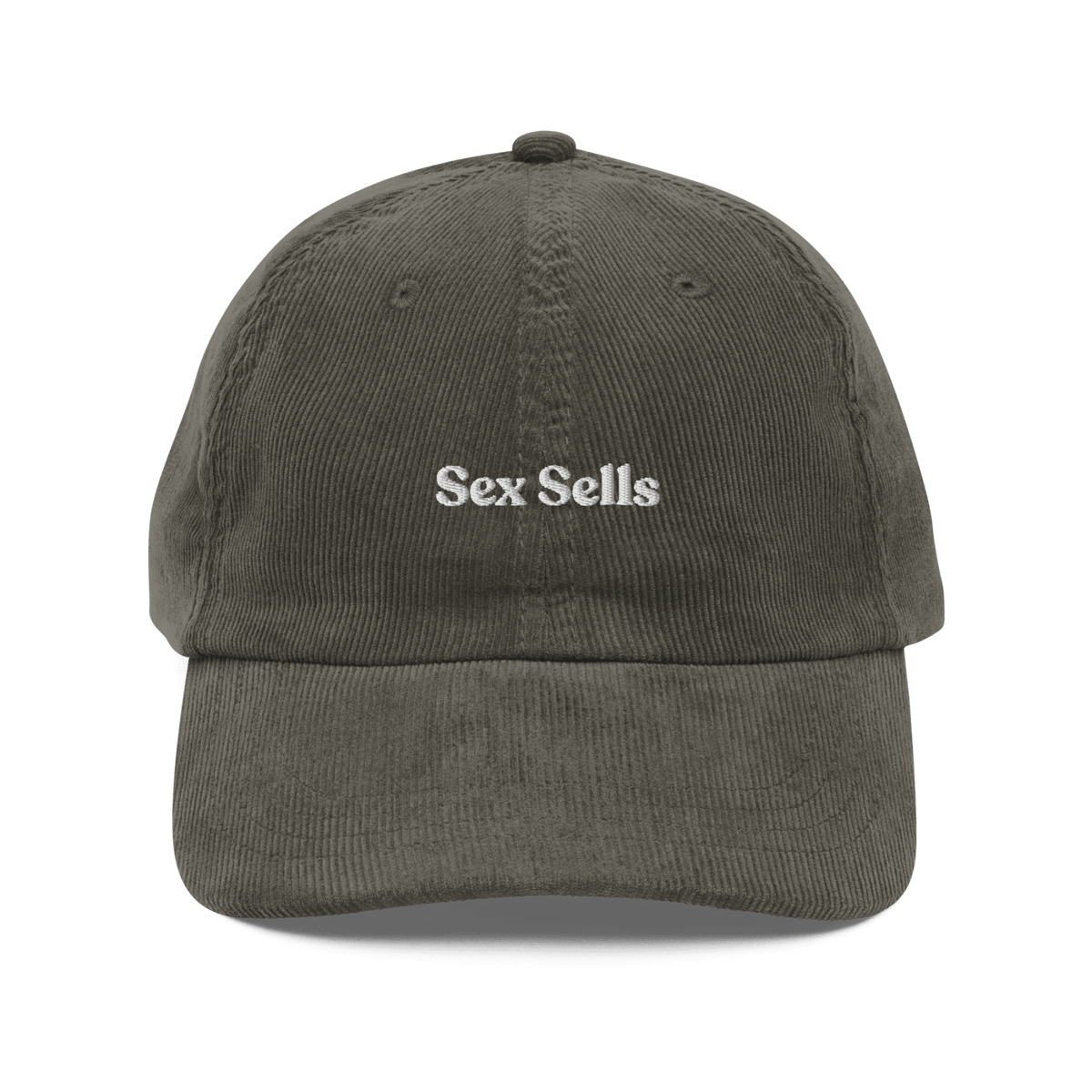Sex Sells Embroidered Corduroy Hat