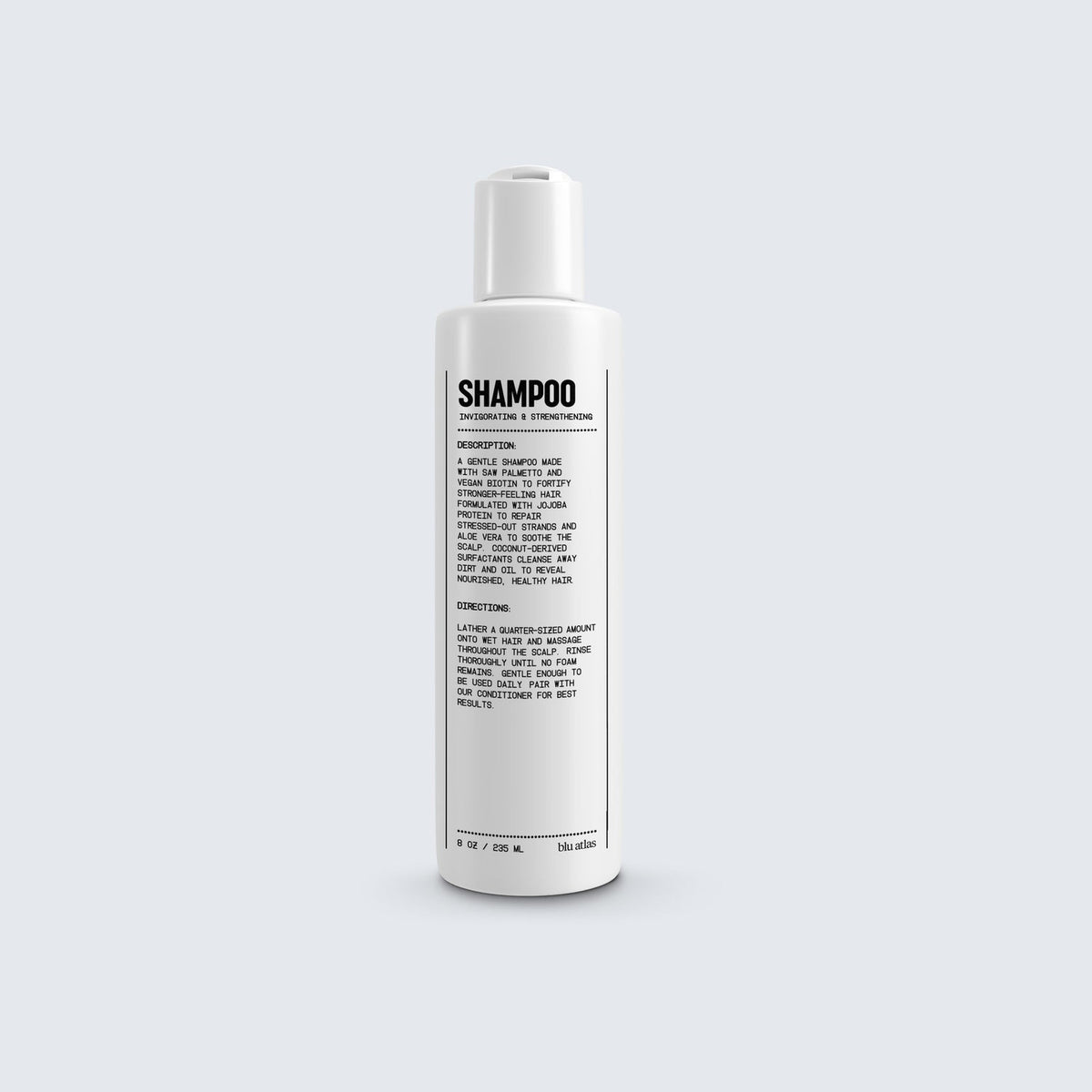Blu Atlas Natural Shampoo for All Hair Types - Classic Scent