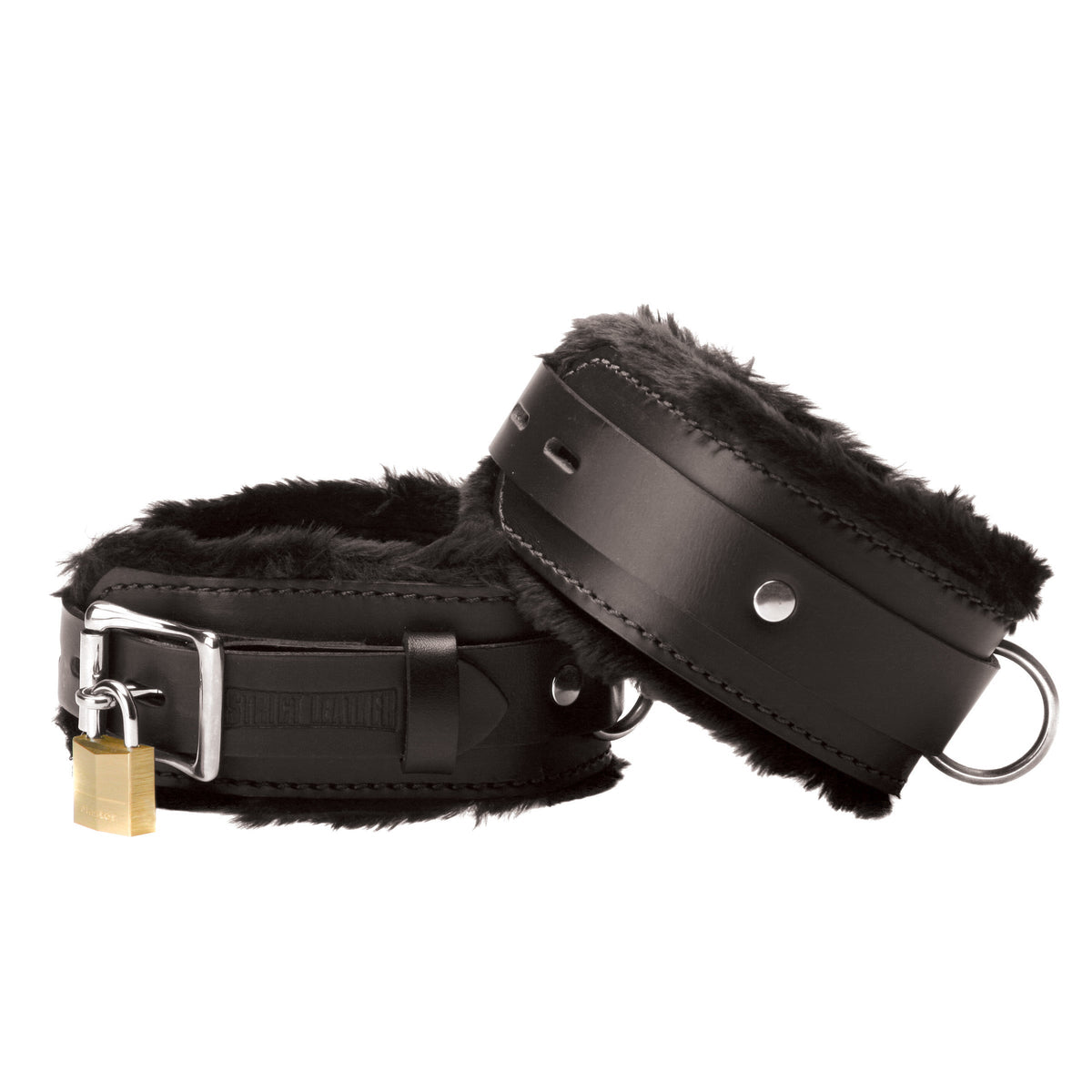 Strict Leather Premium Fur Lined Cuffs - Ankle