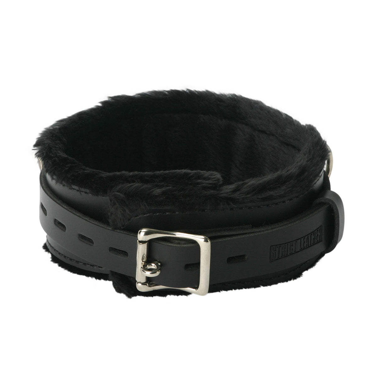 Strict Leather Premium Fur Lined Locking Collar - S/M