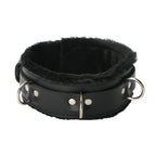 Strict Leather Premium Fur Lined Locking Collar - S/M