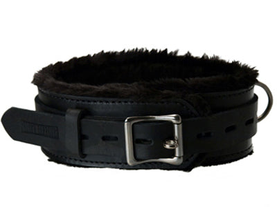 Strict Leather Premium Fur Lined Locking Collar - XL