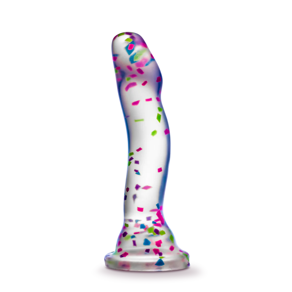 Neo Elite Glow in the Dark Silicone Hanky Panky Dildo 7.5in