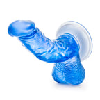B Yours Sweet N' Hard 8 Realistic Curved Blue 6.5-Inch Long Dildo
