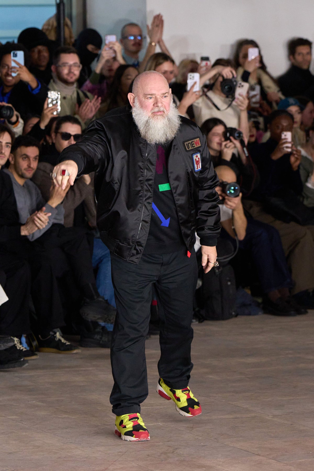 Walter Van Beirendonck WE ARE TEE OVERSIZED BLACK