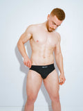 RED Hot Hip Brief Mono-Tone in Black