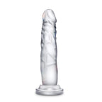 B Yours Diamond Crystal Realistic Clear 7.5-Inch Long Dildo