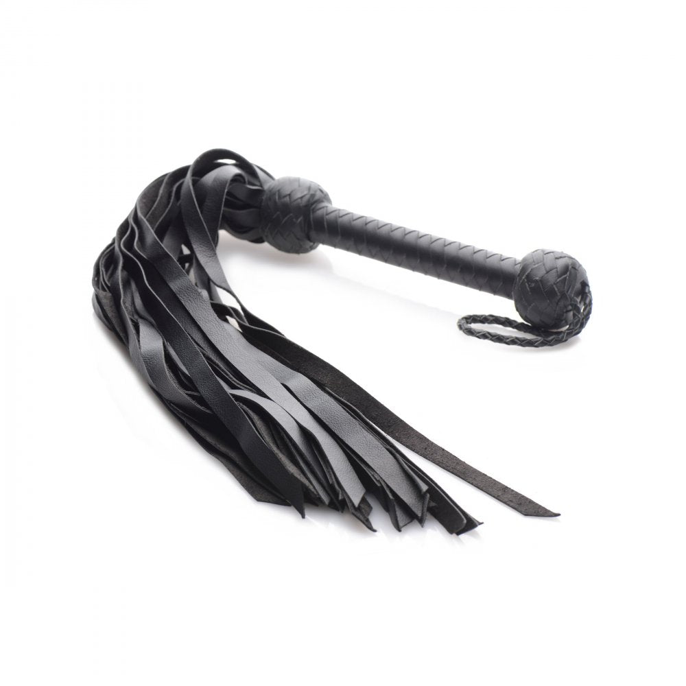 Strict Leather Premium Deerskin Flogger - Black