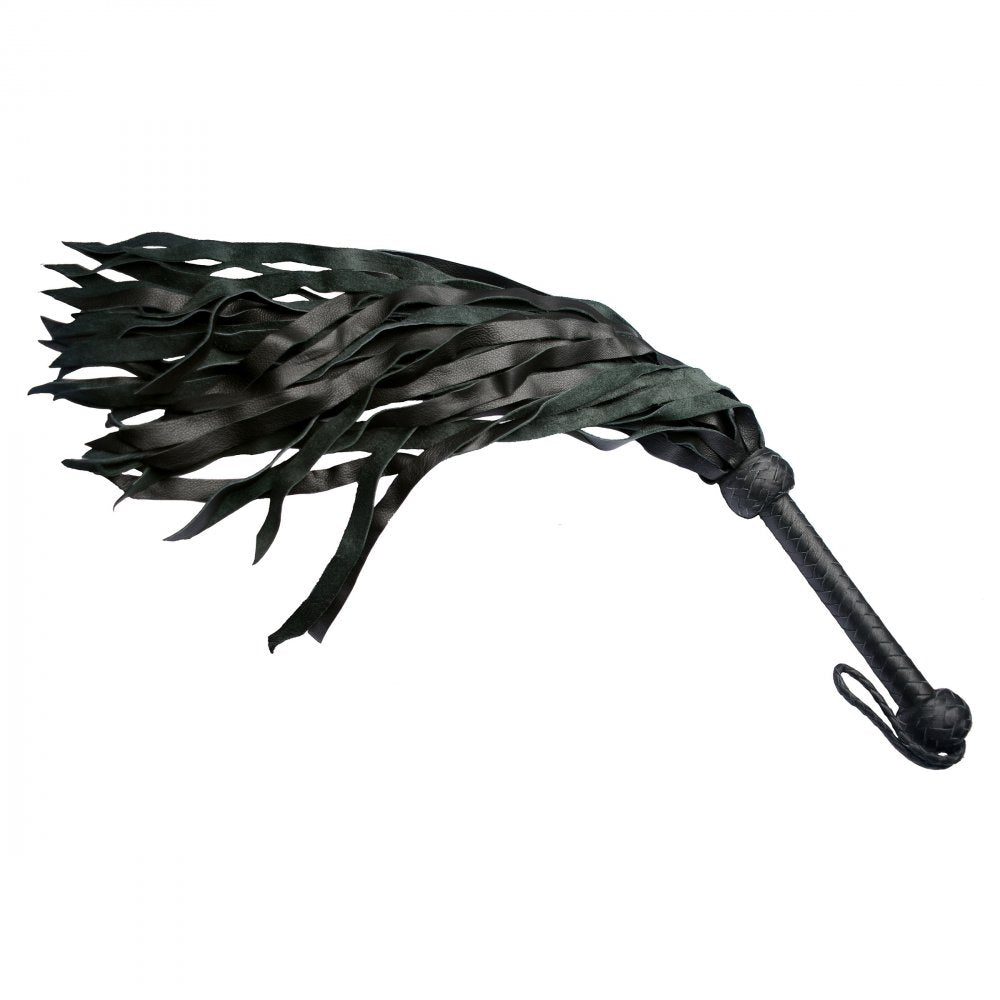 Strict Leather Premium Deerskin Flogger - Black