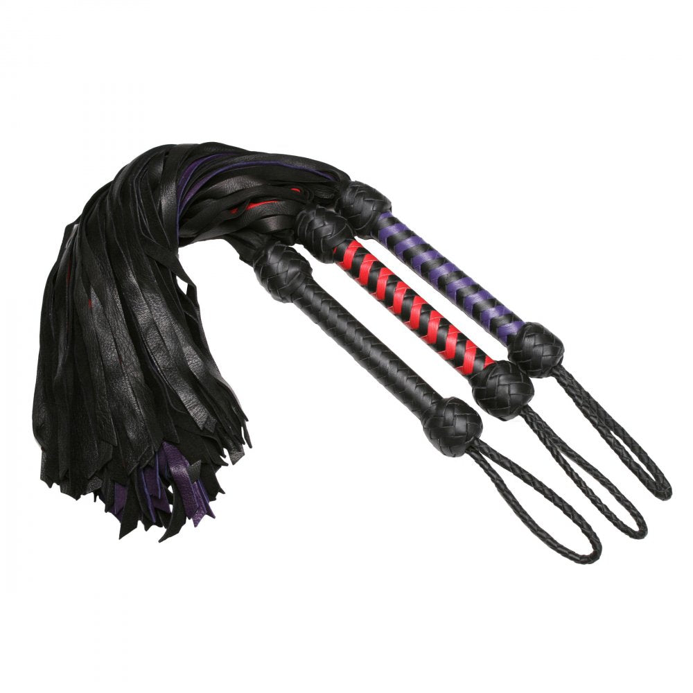 Strict Leather Premium Deerskin Flogger - Black