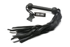 Strict Leather Premium Deerskin Flogger - Black