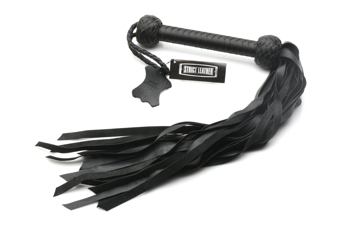 Strict Leather Premium Deerskin Flogger - Black