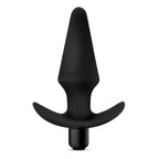 Anal Adventures Platinum Black 5-Inch Vibrating Anal Plug
