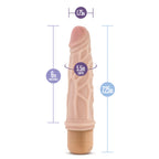Dr. Skin Cock Vibe 3 Realistic Beige 7.25-Inch Long Vibrating Dildo