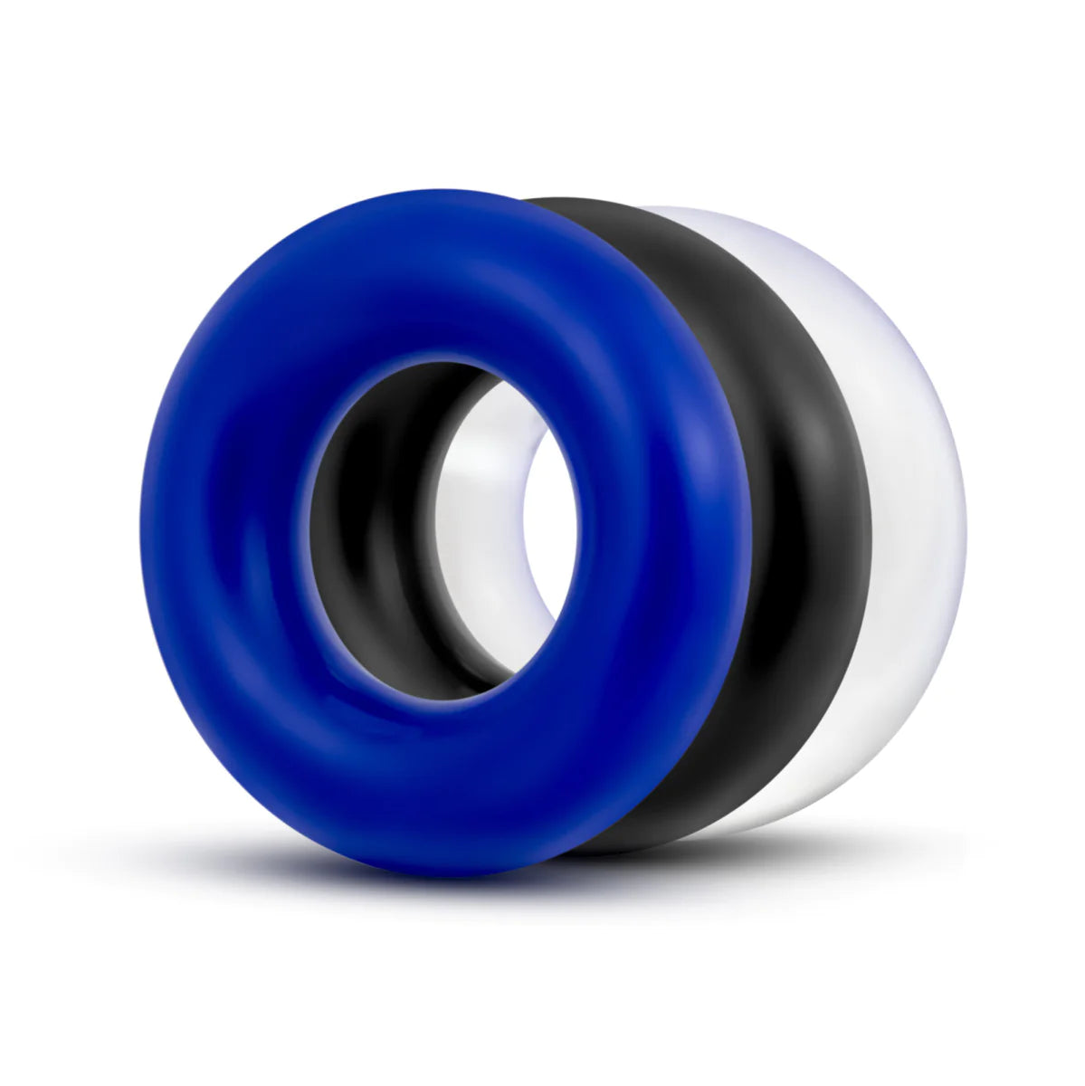 Stay Hard Assorted Colors Donut Penis Rings 3-Pack