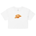 Un Croissant Watercolor Crop Top