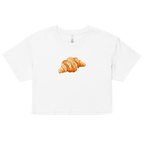 Un Croissant Watercolor Crop Top