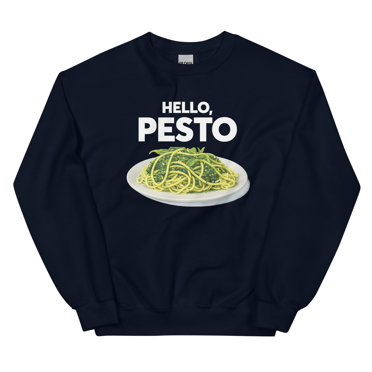Hello, Pesto Sweatshirt - Navy