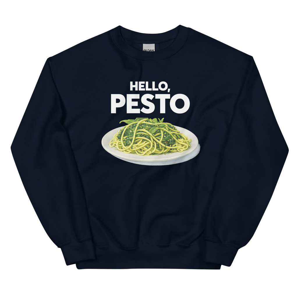 Hello, Pesto Sweatshirt - Navy