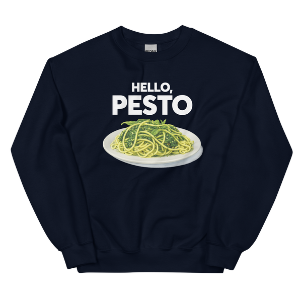 Hello, Pesto Sweatshirt - Navy
