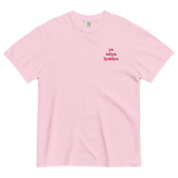 ya tebya lyublyu Embroidered T-Shirt - Blossom