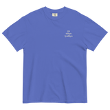 ya tebya lyublyu Embroidered T-Shirt - Flo Blue