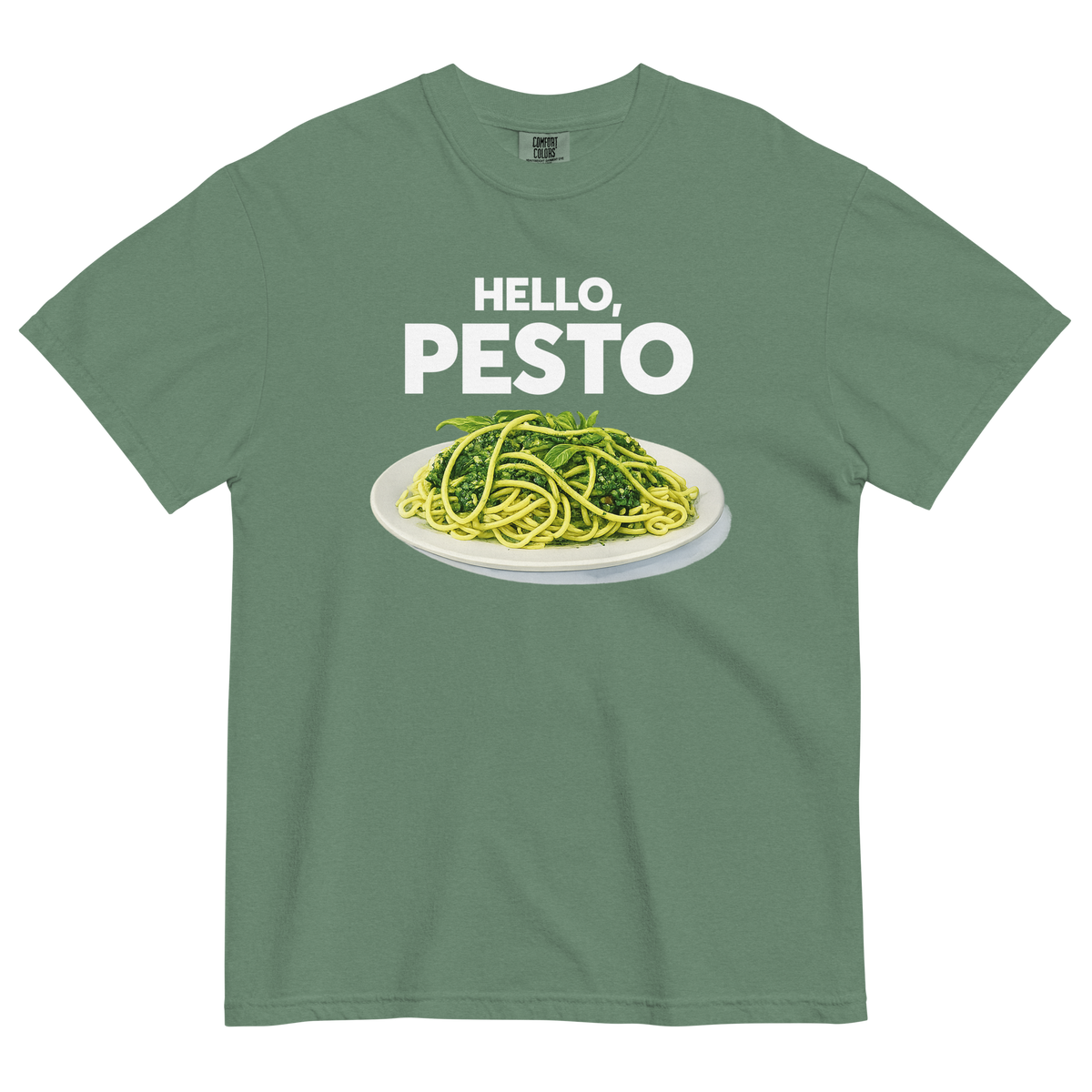 Hello, Pesto T-Shirt - Light Green