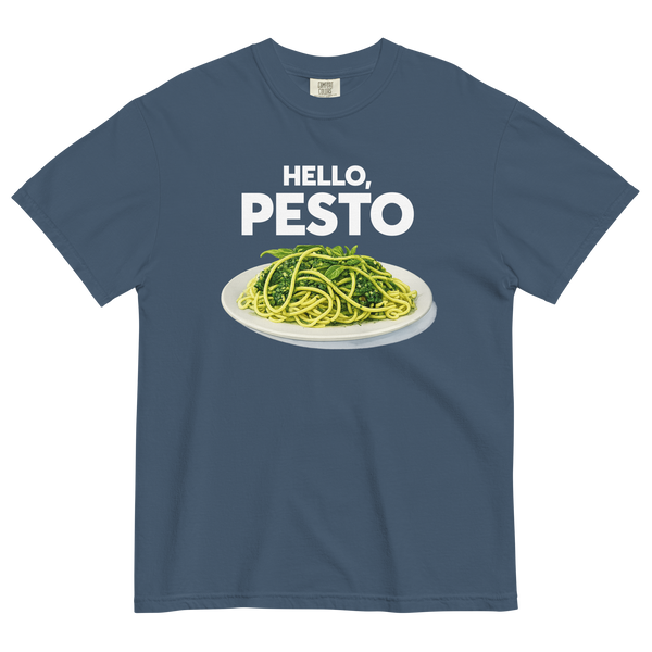 Hello, Pesto T-Shirt - Midnight