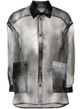 Henrik Vibskov BIG SHIRT - GREY BLUR