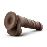Dr. Skin Realistic Cock Realistic Chocolate 7.75-Inch Long Dildo