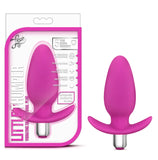 Luxe Little Thumper Fuchsia 4.75-Inch Vibrating Anal Plug With Handle