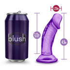 B Yours Sweet N' Small Realistic Purple 4.5-Inch Long Dildo