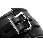Strict Leather Padded Leather Locking Posture Collar