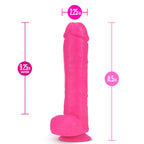 Neo Realistic Neon Pink 11-Inch Long Dildo