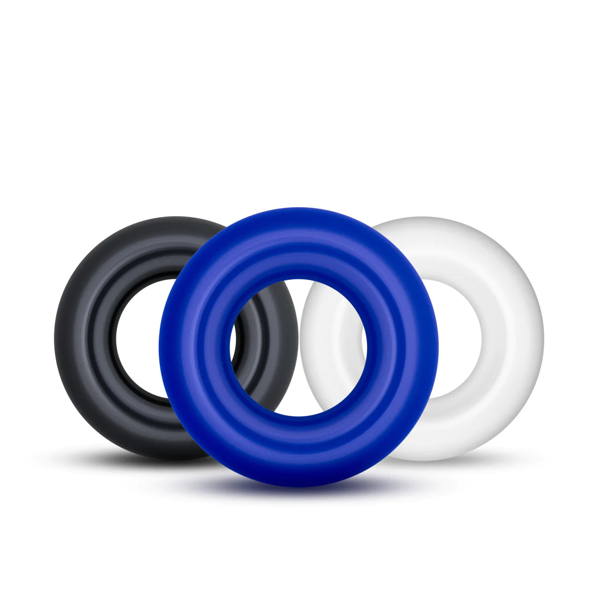 Stay Hard Assorted Colors Donut Penis Rings 3-Pack
