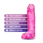 B Yours Plus Big N’ Bulky Pink 10.5-Inch Long Dildo