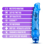 Blush B Yours Vibe 6 Realistic Blue 8.5-Inch Long Vibrating Dildo