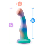 Avant Opal Dreams: Artisan 6 Inch Curved P-Spot Dildo with Suction Cup Base