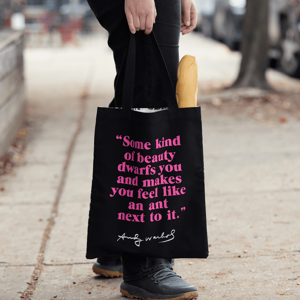 Andy Warhol Flowers Canvas Tote Bag
