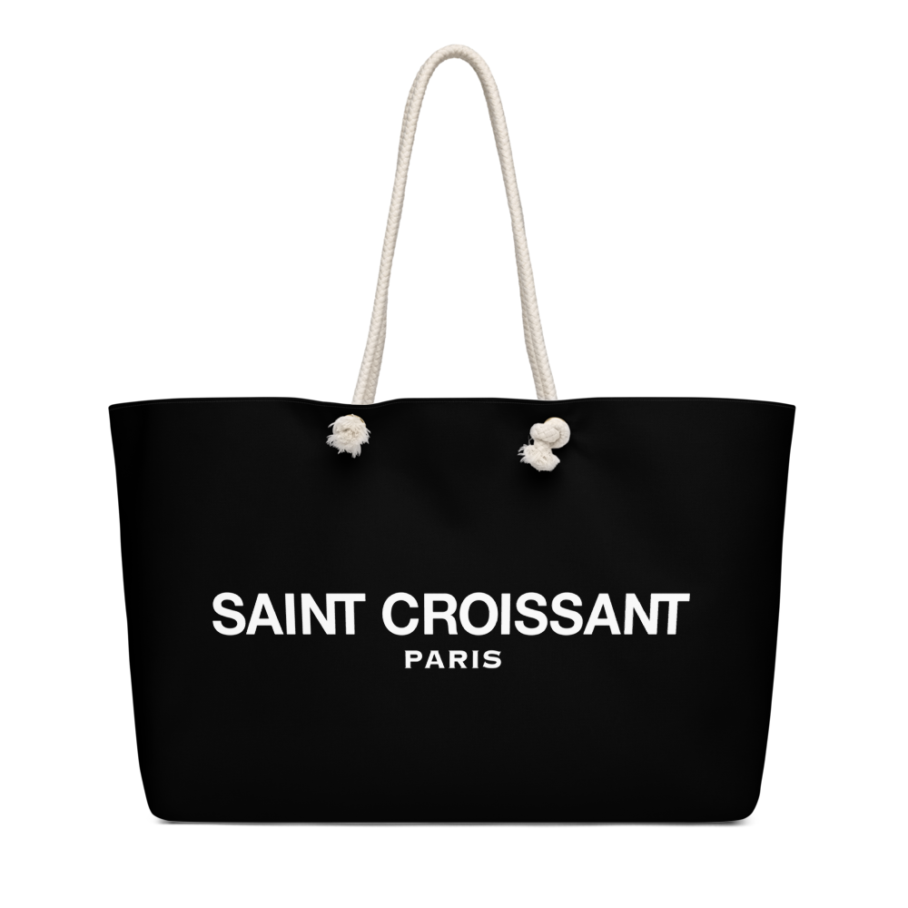 Saint Croissant Paris Weekender Bag